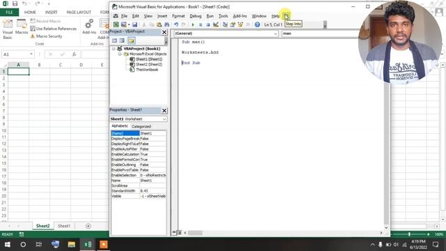 Add Worksheets Excel in Tamil/Excel-VBA/EXCEL-MACRO/NRF.....? смотреть онлайн