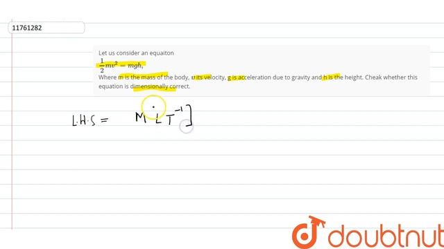Let us consider an equaiton `(1)/(2)mv^2 = mgh,` Where m is the mass of the body, `upsilon` its ... смотреть онлайн