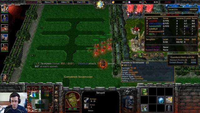 Warcraft 3 Classic: HellHalt TD Competitive #130 - I Guess Anything Can Happen in End-Game... смотреть онлайн