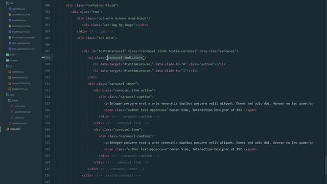 06. Bootstrap 4 theme with SASS create testimonails section part 2 смотреть онлайн