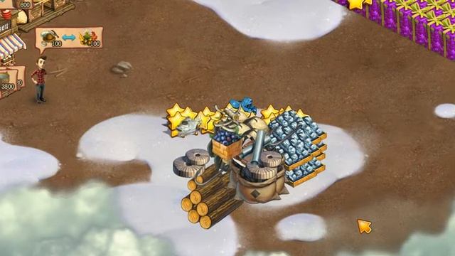 Клондайк. Коробка за микроцель Северного сияния с кустами смотреть онлайн