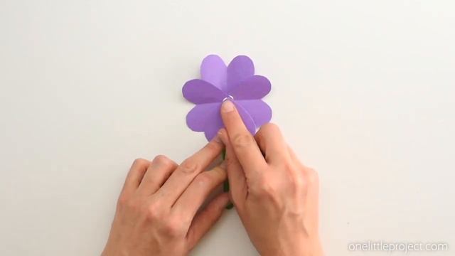 Paper Heart Flowers | Popsicle Stick Flowers With Heart Leaves