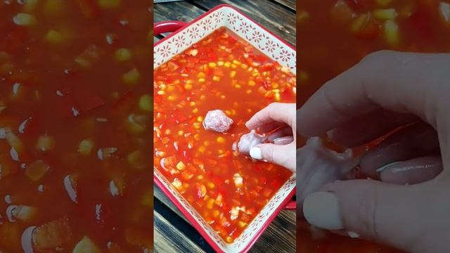 Яркий, сытный, вкусный ужин, который готовится на раз-два. #рецепт #ужин #простойрецепт смотреть онлайн