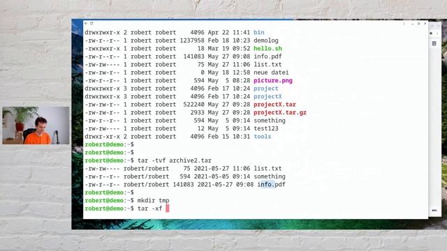 Linux: How to use tar for basic archiving needs смотреть онлайн