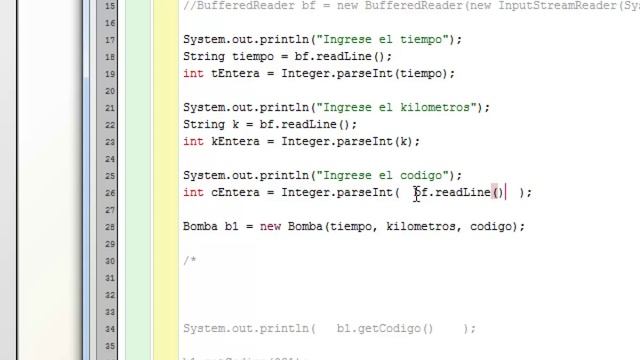 Ejemplo (BufferedReader - InputStreamReader) (Bomba) смотреть онлайн