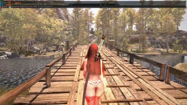 Skyrim SE KS Hairdo SMP 360 Movement i5 3570 1060 6gb 16gb 2133hz Showcase SMP Physics смотреть онлайн