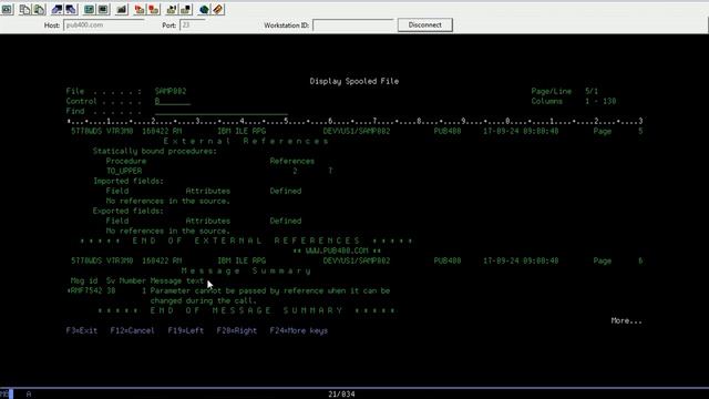 ILE concepts in IBM i RPG programming in single Video for Beginners смотреть онлайн