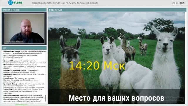 eLama: Правила рекламы в РСЯ: как получить больше конверсий от 13.11.2018 смотреть онлайн