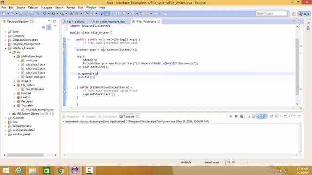 java bangla tutorial (part 33)- Create a File and Write in it Using PrintWriter and File class смотреть онлайн