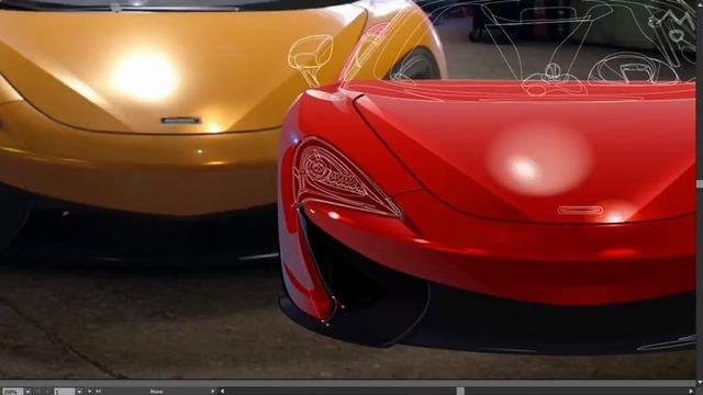 McLaren P1 in program Adobe Illustrator CS6 (vector) смотреть онлайн