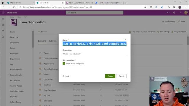 Microsoft Forms to SharePoint List: Create SharePoint List from Excel смотреть онлайн