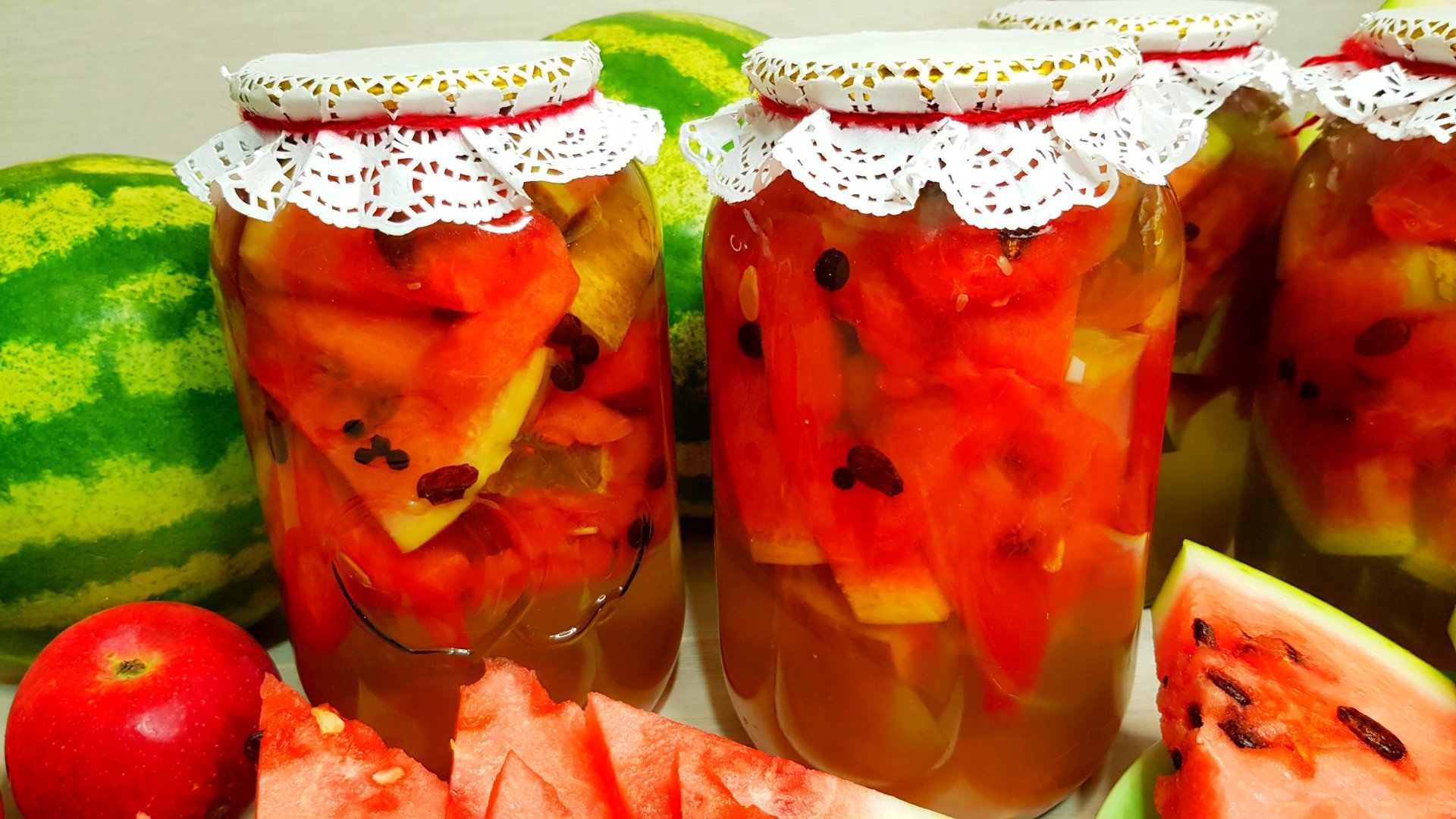 Заготавливаем арбузы на зиму – вкуснейшая закуска из маринованных арбузов! Маринуем арбузы на зиму! смотреть онлайн