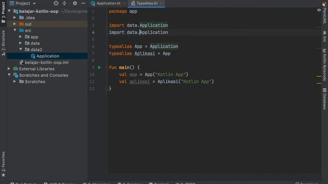 Belajar Kotlin OOP - 37 Type Alias смотреть онлайн