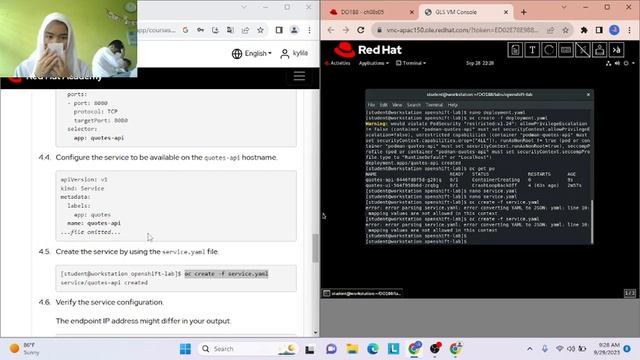 LAB 8.5 : Container Orchestration with Kubernetes and OpenShift смотреть онлайн