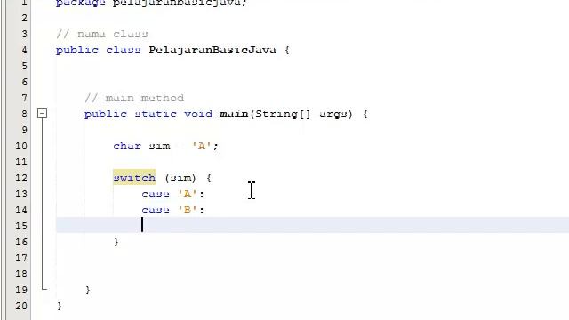 Basic Java 41 pelajaran switch, case, default, dan ? смотреть онлайн