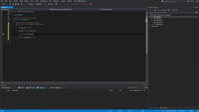 How To Convert/Parse a String to an Int in C# 6.0 using Visual Studio 2015 смотреть онлайн