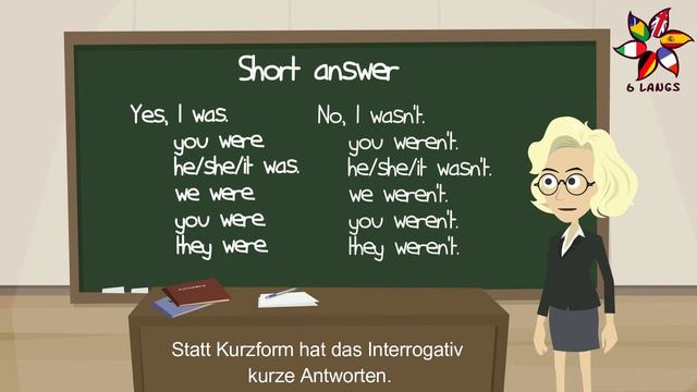 Lesson 3: Verb to Be simplified - Simple Past + exercises (mit deutschen Untertiteln) смотреть онлайн