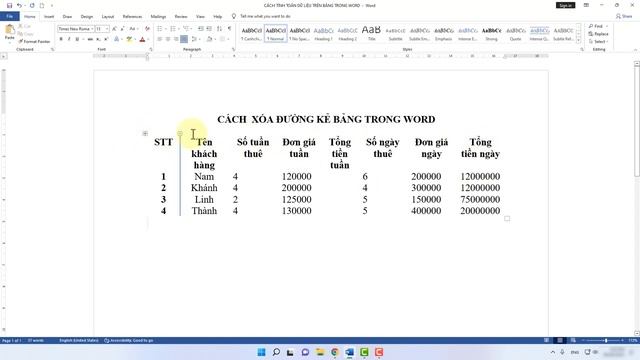 Cách Xóa Đường Kẻ Bảng Trong Word смотреть онлайн