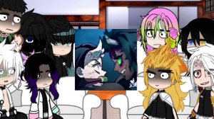 Hashira's react to my fyp//demon slayer//kny/)gacha//tiktok//part 2