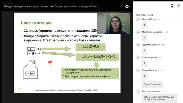 Внеурочная деятельность по математике Подготовка к Конкурсу игре «Слон» смотреть онлайн
