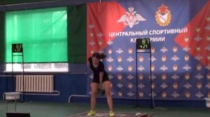 Дедюхина Ксения Рывок 190 раз гиря 24 кг