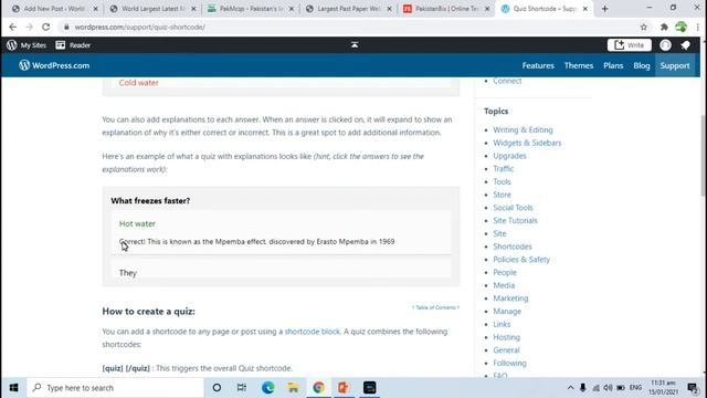 How to Add MCQs Questions in WordPress Posts or Pages with Short Code? WP Expert WordPress Part-01 смотреть онлайн