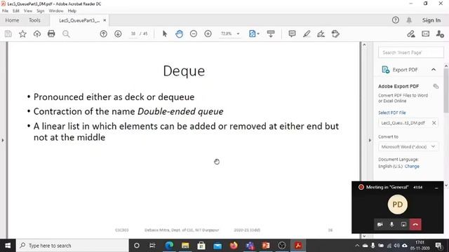 4) 3. Queue Continued || Data Structures And Algorithms || NIT Durgapur смотреть онлайн