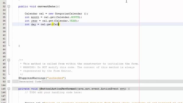 Employee Payroll Management System Using Java Netbeans - Part 5- How to add Date & Time in Java смотреть онлайн