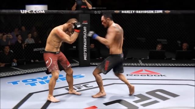Khabib vs. Tony Ferguson (EA Sports UFC 3) - K1 Rules смотреть онлайн