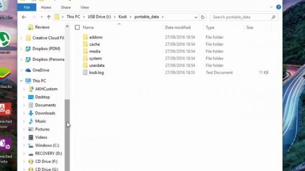 How to Install XBMC KODI on a USB Flash Drive (Portable Kodi 16)