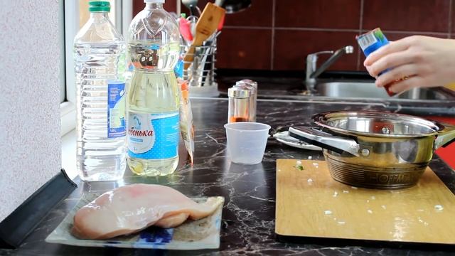 Куриный шашлык с картофелем