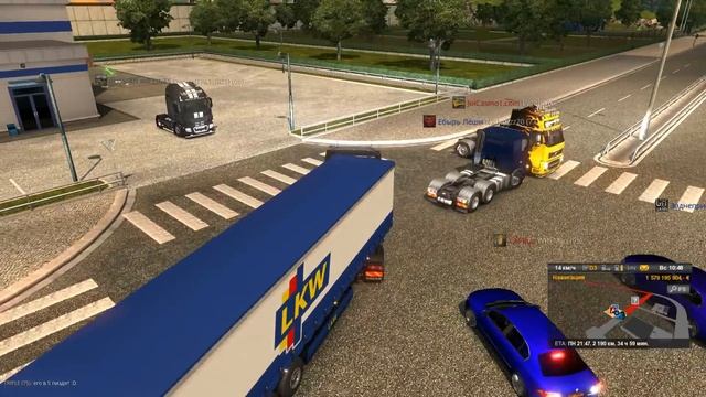 Euro Truck Simulator 2 Multiplayer - Idiots In The Roads