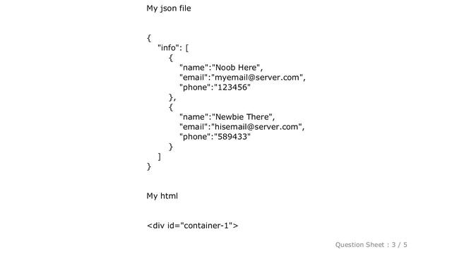 jQuery : Not able to fetch the JSON file in Google Chrome? смотреть онлайн