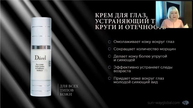 Крем для глаз, устраняющий темные круги и отечность, для всех типов кожи
