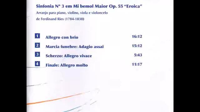 Sinfonia nº 3 em Mi bemol Maior Op. 55 "Eroica" - 1 Allegro con brio смотреть онлайн