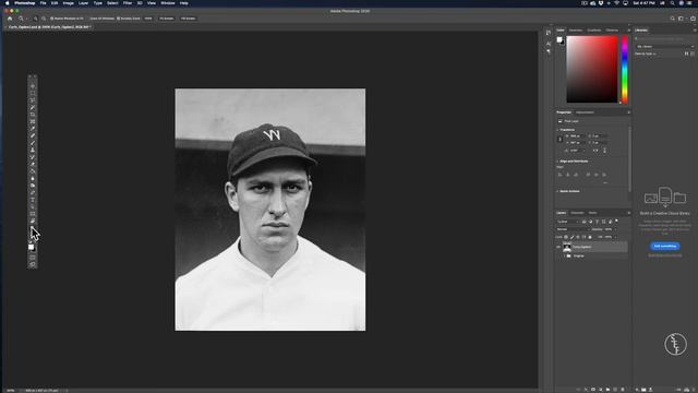 HOW TO GET RID OF SCRATCHES ON IMAGES [IN PHOTOSHOP] // How To Restore Old Photos In Photoshop смотреть онлайн