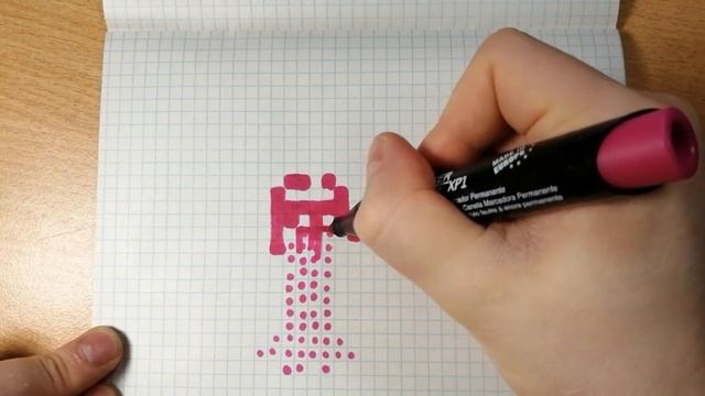 Как нарисовать свечу по клеточкам смотреть онлайн