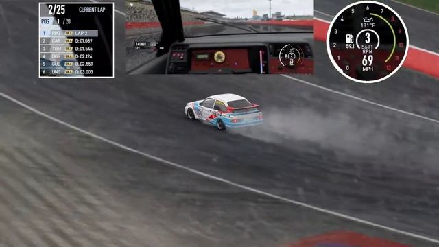 Project Cars 2 - Ford Cosworth RS500 - Hockenheim National - AI 100/100 - Setup смотреть онлайн