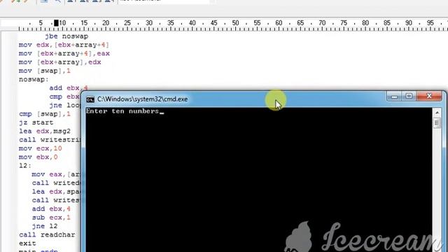 Bubble Sort Program in Assembly language Part#01 || Ascending Sort смотреть онлайн