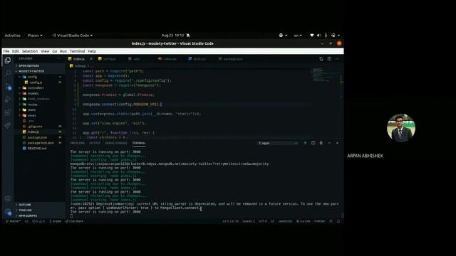 [Day 4] Working with Databases (MongoDB), Creating models | Full Stack Web Dev смотреть онлайн