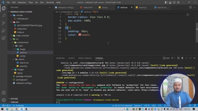 11. CSS Module | Setup CSS module with css-loader - বাংলা | Webpack Bangla Tutorial Series смотреть онлайн