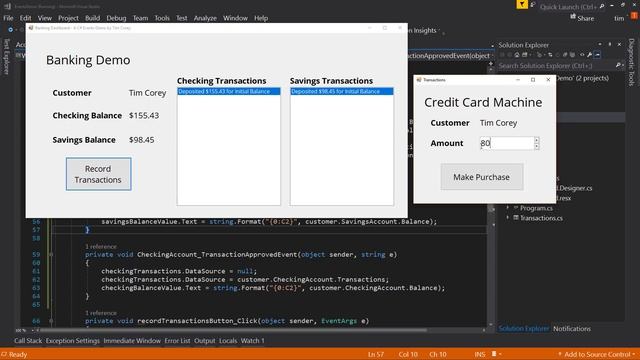 C# Events - Creating and Consuming Events in Your Application смотреть онлайн
