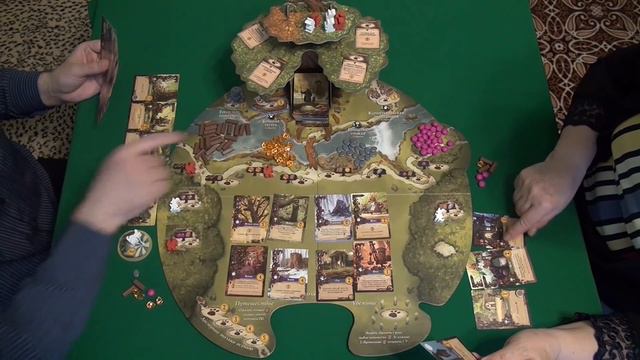 339 Эверделл - играем в настольную игру. Everdell Board Game.