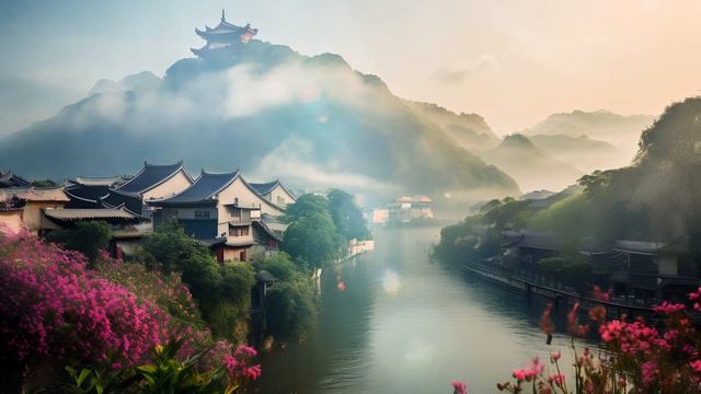 超好聽的中國古典音樂，古箏音樂、琵琶、竹笛、二胡的音符中，人們可以放鬆心情，靜心聆聽，感受到心靈的寧靜與滿足。 смотреть онлайн