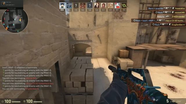 CS:GO - M4A1-S | Master Piece Gameplay смотреть онлайн