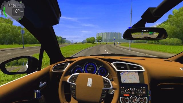 Citroen DS4 2012 | City Car Driving | (Steering Wheel Gameplay) 2K смотреть онлайн