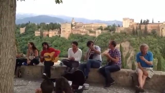 Arte en el albayzin con Vistas a la Alhambra. Flamenco Gitano 2 смотреть онлайн