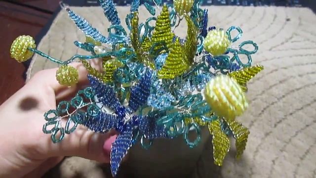 Бисер. Идея подарка на 8 МАРТА. смотреть онлайн