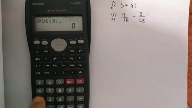 Complex Numbers Using Calculator Fx-82ms | Complex Calculations AC Circuits