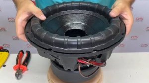 Тюнинг сабвуфера. Автозвук своими руками. Замена диффузора и колпака. Рубрика горе мастера.